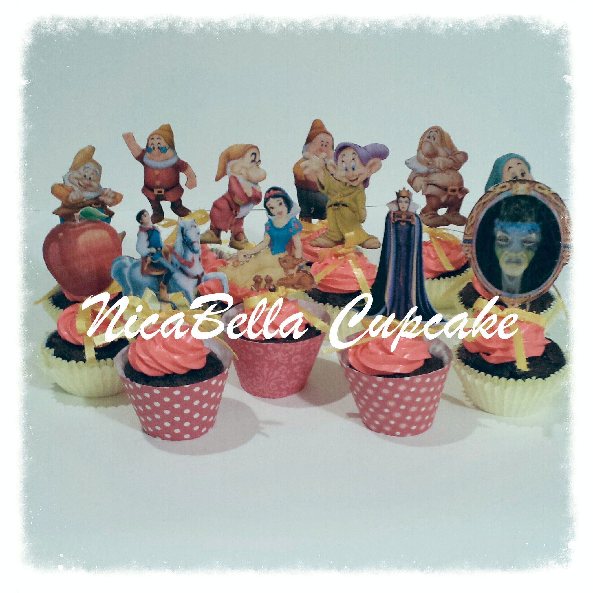 1 Dozen Cupcake Toppers - NicaBella Cupcake Boutique