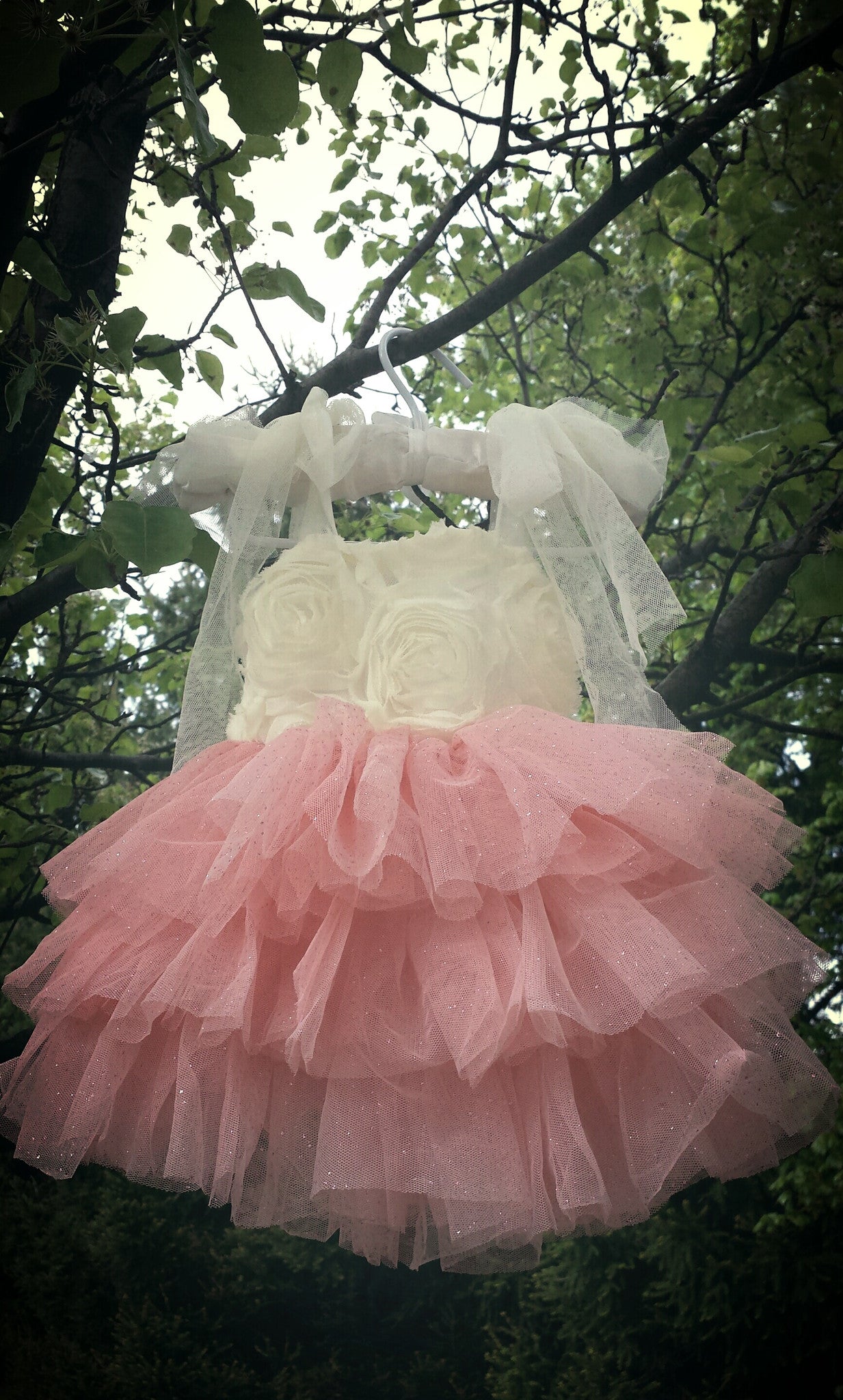 Rosette Tulle Dress - NicaBella Cupcake Boutique